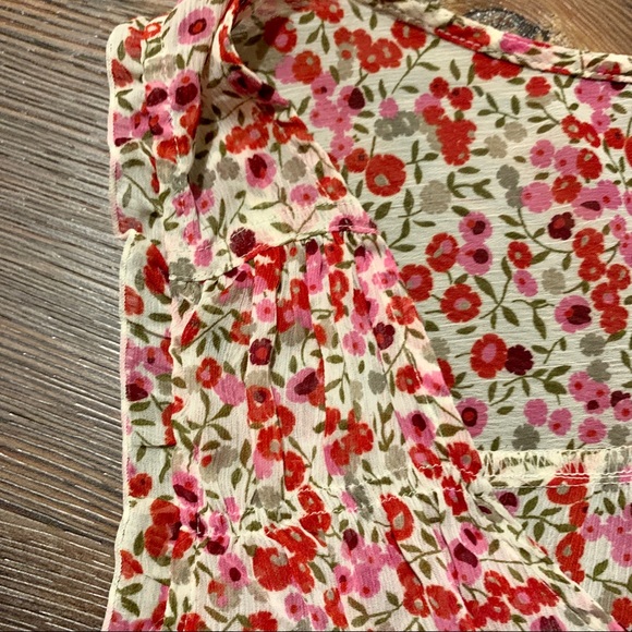 Floral Sheer Tank Top - Small - Picture 6 of 9